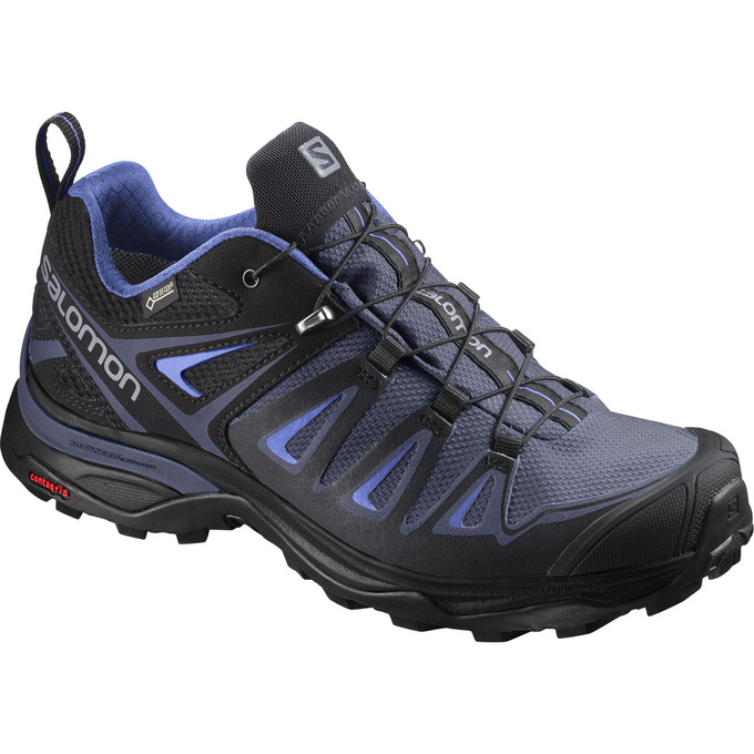 SALOMON X ULTRA 3 GTX® W Philippines - Women's Hiking Shoes - Navy/Black | 406157-GMC